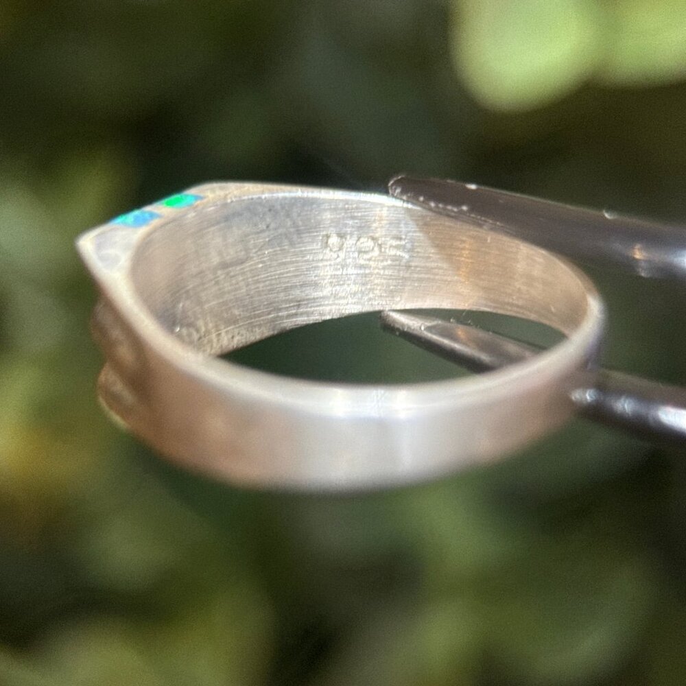 925 Silver Opal Ring - image 7